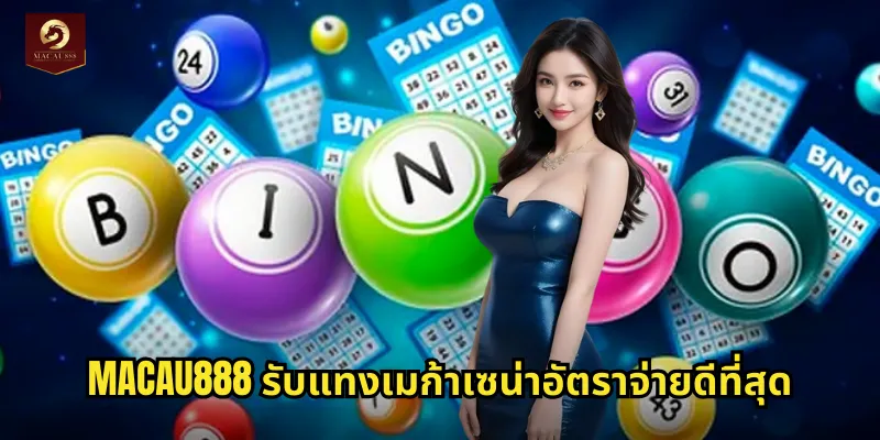 MACAU888 รับแทงเมก้าเซน่าอัตราจ่ายดีที่สุด