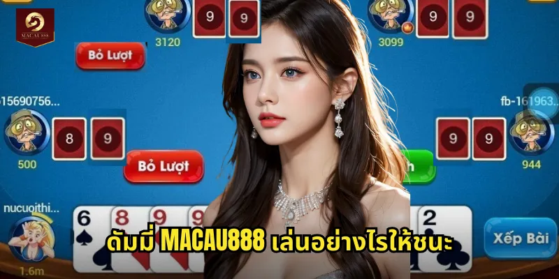 ดัมมี่ MACAU888 เกมไพ่ไทยสุดคลาสสิกแตกง่ายทุกตา 1 ดัมมี่ MACAU888 เล่นอย่างไรให้ชนะ